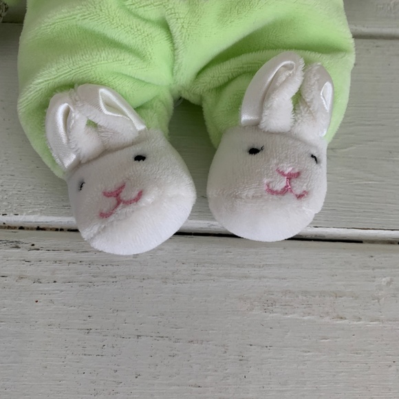 Sock Monkey Plush Rattle “Happy Easter" - Picture 5 of 8